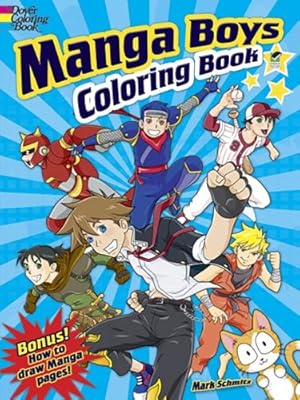 Immagine del venditore per Manga Boys Coloring Book venduto da Rarewaves.com USA