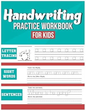 Seller image for Handwriting Practice Workbook for Kids for sale by Rarewaves.com USA