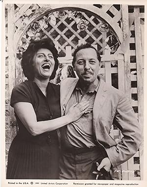 Imagen del vendedor de The Fugitive Kind (Original photograph of Tennessee Williams and Anna Magnani on the set of the 1960 film) a la venta por Royal Books, Inc., ABAA