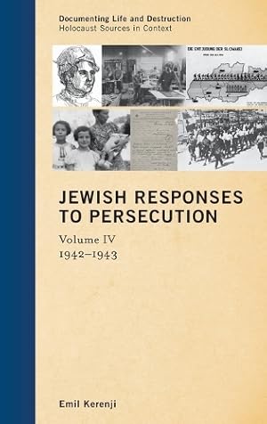 Immagine del venditore per Jewish Responses to Persecution: 1942-1943 venduto da Rarewaves.com USA