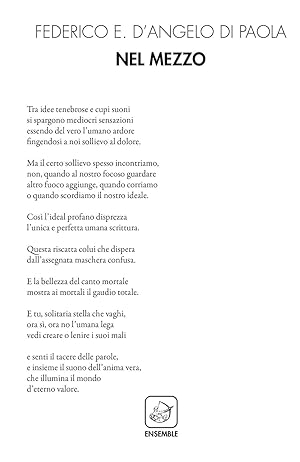 Imagen del vendedor de Nel mezzo a la venta por Rarewaves.com UK