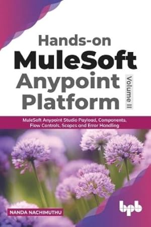 Immagine del venditore per Hands-On Mulesoft Anypoint Platform Mulesoft Anypoint Studio Payload, Components, Flow Controls, Scopes and Error Handling venduto da Rarewaves USA United