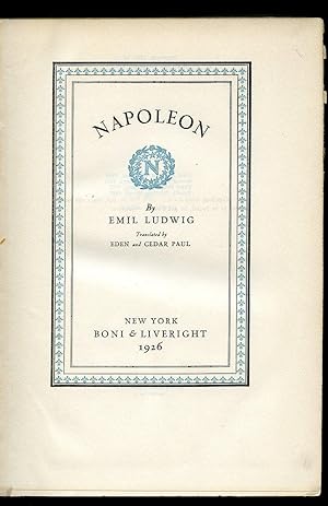 Seller image for Napoleon [1] for sale by Little Stour Books PBFA Member