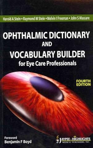 Imagen del vendedor de Ophthalmic Dictionary and Vocabulary Builder for Eye Care Professionals a la venta por GreatBookPrices