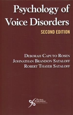 Immagine del venditore per Psychology of Voice Disorders venduto da GreatBookPrices