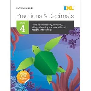 Bild des Verk�ufers f�r IXL Math Workbook: Grade 4 Fractions and Decimals zum Verkauf von AHA-BUCH GmbH