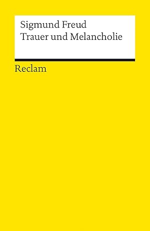 Seller image for Trauer und Melancholie (Reclams Universal-Bibliothek) for sale by Rarewaves.com UK