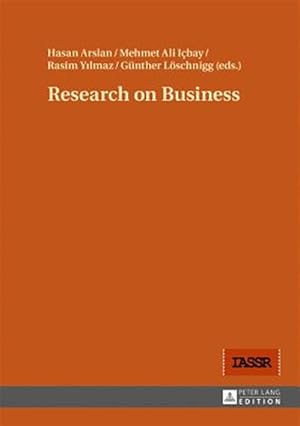Seller image for Research on Business for sale by GreatBookPrices
