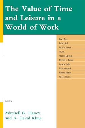 Imagen del vendedor de Value of Time and Leisure in a World of Work a la venta por GreatBookPrices