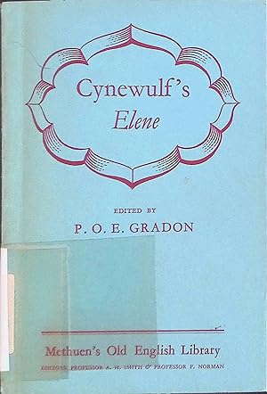 Bild des Verk�ufers f�r Cynewulf's Elene zum Verkauf von books4less (Versandantiquariat Petra Gros GmbH & Co. KG)