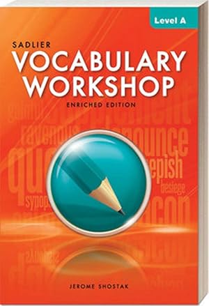 Seller image for Vocabulary Workshop Level A (Grade 6) Paperback â�� 2013 for sale by Goodwill of Greater Milwaukee and Chicago