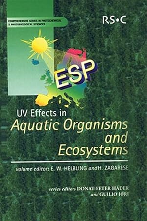 Imagen del vendedor de Uv Effects in Aquatic Organisms and Ecosystems a la venta por GreatBookPricesUK