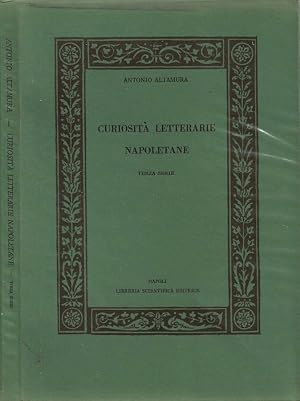 Bild des Verk�ufers f�r Curiosit� letterarie napoletane - Terza Serie zum Verkauf von Biblioteca di Babele