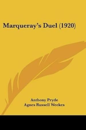 Bild des Verk�ufers f�r Marqueray's Duel (1920) zum Verkauf von Rarewaves USA