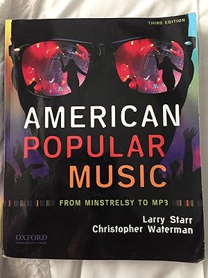 Seller image for American Popular Music: From Minstrelsy to MP3 for sale by Greenworld Books