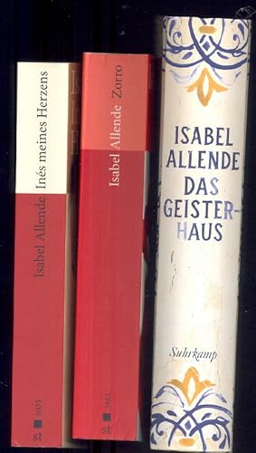 Bild des Verk�ufers f�r (3 Werke der Autorin:) I: In�s meines Herzens. Roman. Aus dem Spanischen von Svenja Becker. II: Zorro. Roman. Aus dem Spanischen von Svenja Becker. III: Das Geisterhaus. Roman. Aus dem Spanischen von Anneliese Botond. zum Verkauf von Antiquariat Buechel-Baur