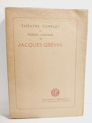 Seller image for TH�ATRE COMPLET ET PO�SIES CHOISIES. for sale by voltaire56