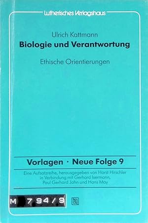 Immagine del venditore per Biologie und Verantwortung : ethische Orientierungen. Vorlagen ; N.F., H. 9 venduto da books4less (Versandantiquariat Petra Gros GmbH & Co. KG)