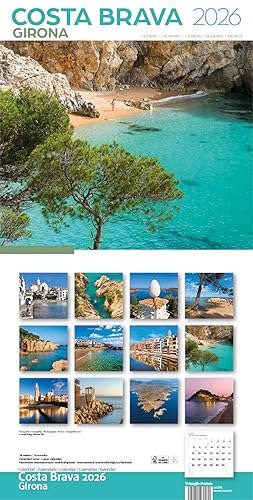 Cal. 2026 Pared (30x30 cm) Costa Brava