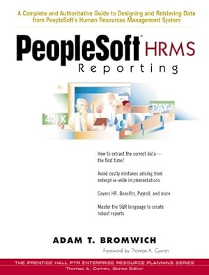 Bild des Verk�ufers f�r Peoplesoft Hrms Reporting zum Verkauf von ZBK Books