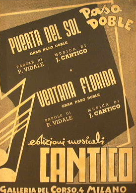 Bild des Verk�ufers f�r Puerta del sol ( gran paso doble ) - Ventana Florida ( gran paso doble ) zum Verkauf von Antica Libreria di Bugliarello Bruno S.A.S.