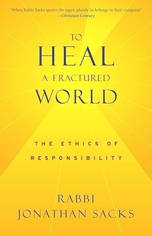 Seller image for To Heal a Fractured World: The Ethics of Responsibility for sale by Zoom Books Company