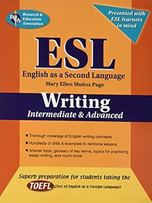 Imagen del vendedor de ESL Intermediate/Advanced Writing (English as a Second Language Series) a la venta por Zoom Books Company