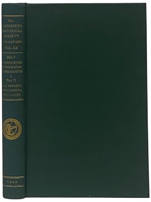 Seller image for The Rochester Historical Society Publication Fund Series, Volume XX [20]: Part I - Reminiscences of Rochester in the Nineties; Part II - William Berczy's Williamsburg Documents for sale by Yesterday's Muse, ABAA, ILAB, IOBA