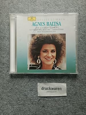 Bild des Verk�ufers f�r Agnes Baltsa: Werke von Mozart, Bizet,Verdi, Wagner, Strauss (Audio-CD). zum Verkauf von Druckwaren Antiquariat