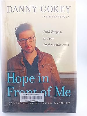 Seller image for Hope in Front of Me: Find Purpose in Your Darkest Moments for sale by Book Express (NZ)