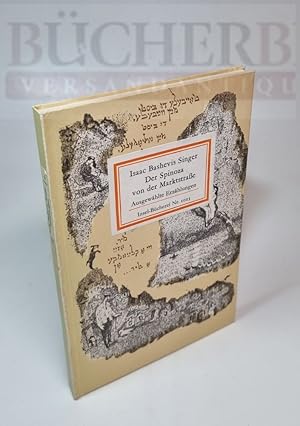 Seller image for Der Spinoza von der Marktstra�e Ausgew�hlte Erz�hlungen for sale by B�cherberg Antiquariat