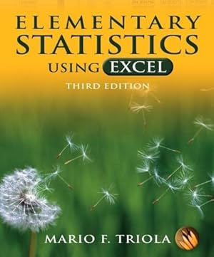 Image du vendeur pour Elementary Statistics Using Excel, 3rd Edition (Book & CD-ROM) mis en vente par Bay State Book Company