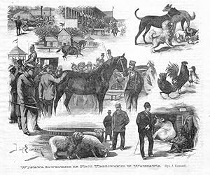 Seller image for Wystawa Inwentarza na Placu Ujazdowskim w Warszawie. (Rys. J. Eismond). for sale by POLIART Beata Kalke