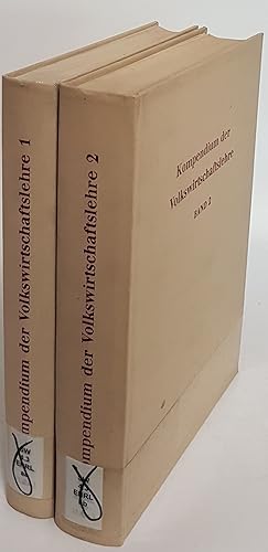 Seller image for Kompendium der Volkswirtschaftslehre (2 B�nde KOMPLETT) for sale by books4less (Versandantiquariat Petra Gros GmbH & Co. KG)