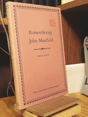 Seller image for Remembering John Masefield: Bibliography for sale by WeBuyBooks
