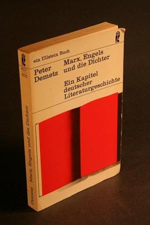 Imagen del vendedor de Marx, Engels und die Dichter. Ein Kapitel deutscher Literaturgeschichte. a la venta por Steven Wolfe Books