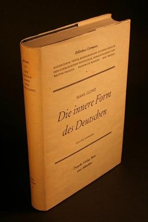 Seller image for Die innere Form des Deutschen. Eine neue deutsche Grammatik. for sale by Steven Wolfe Books