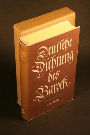 Bild des Verkufers fr Deutsche Dichtung des Barock. zum Verkauf von Steven Wolfe Books