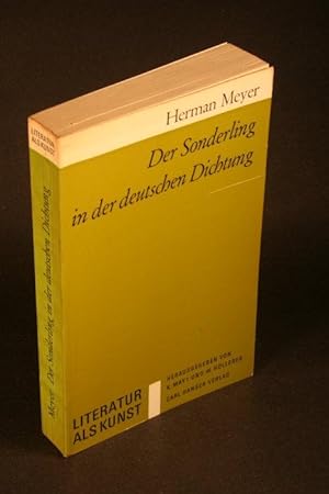 Bild des Verkufers fr Der Sonderling in der deutschen Dichtung. zum Verkauf von Steven Wolfe Books