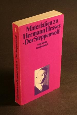 Bild des Verkufers fr Materialien zu Hermann Hesses Der Steppenwolf. zum Verkauf von Steven Wolfe Books