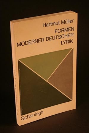 Seller image for Formen moderner deutscher Lyrik. for sale by Steven Wolfe Books