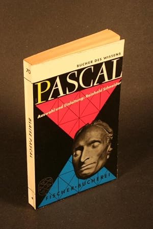 Image du vendeur pour Pascal. Auswahl und Einleitung von Reinhold Schneider mis en vente par Steven Wolfe Books