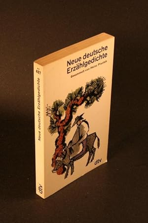 Seller image for Neue deutsche Erzhlgedichte. for sale by Steven Wolfe Books