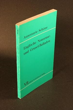 Bild des Verkufers fr Englische Nonsense- und Grusel-Balladen: intellektuelle Versspiele in Beispielen und Interpretationen und mit bertragungen im Anhang. Zeichnungen von Edward Lear zum Verkauf von Steven Wolfe Books