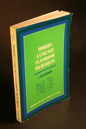 Image du vendeur pour Modern language classroom techniques: a handbook. mis en vente par Steven Wolfe Books