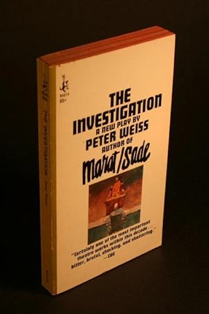 Bild des Verkufers fr The investigation. A play. English version by Jon Swan and Ulu Grosbard zum Verkauf von Steven Wolfe Books