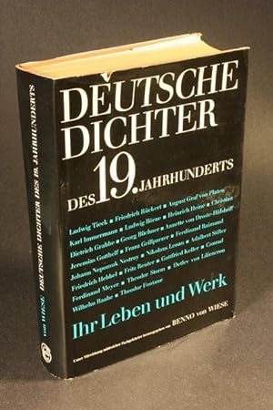 Seller image for Deutsche Dichter des 19. Jahrhunderts. Ihr Leben und Werk. Unter Mitarbeit zahlreicher Fachgelehrter for sale by Steven Wolfe Books