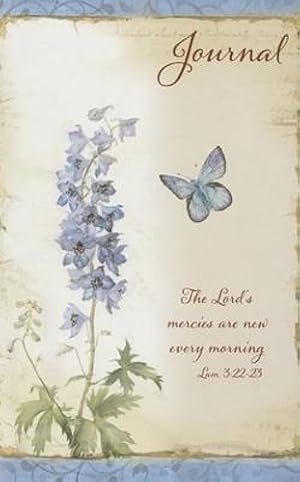 Imagen del vendedor de Christian Art Gifts Scripture Journal the Lord's Mercies Are New Every Morning Lamentations 3:22-23 Bible Verse Blue Floral Inspirational Notebook,128 Ruled Pages Flexcover 5.5" X 8.5" a la venta por Rarewaves USA