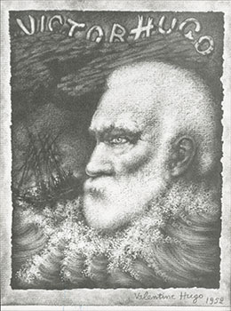 Immagine del venditore per Photograph of a gouache portrait of Victor Hugo by Valentine Gross Hugo. venduto da Wittenborn Art Books