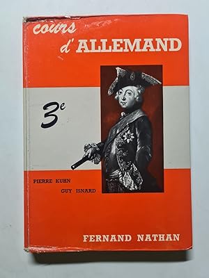 Bild des Verk�ufers f�r Cours d'allemand zum Verkauf von D�mons & Merveilles